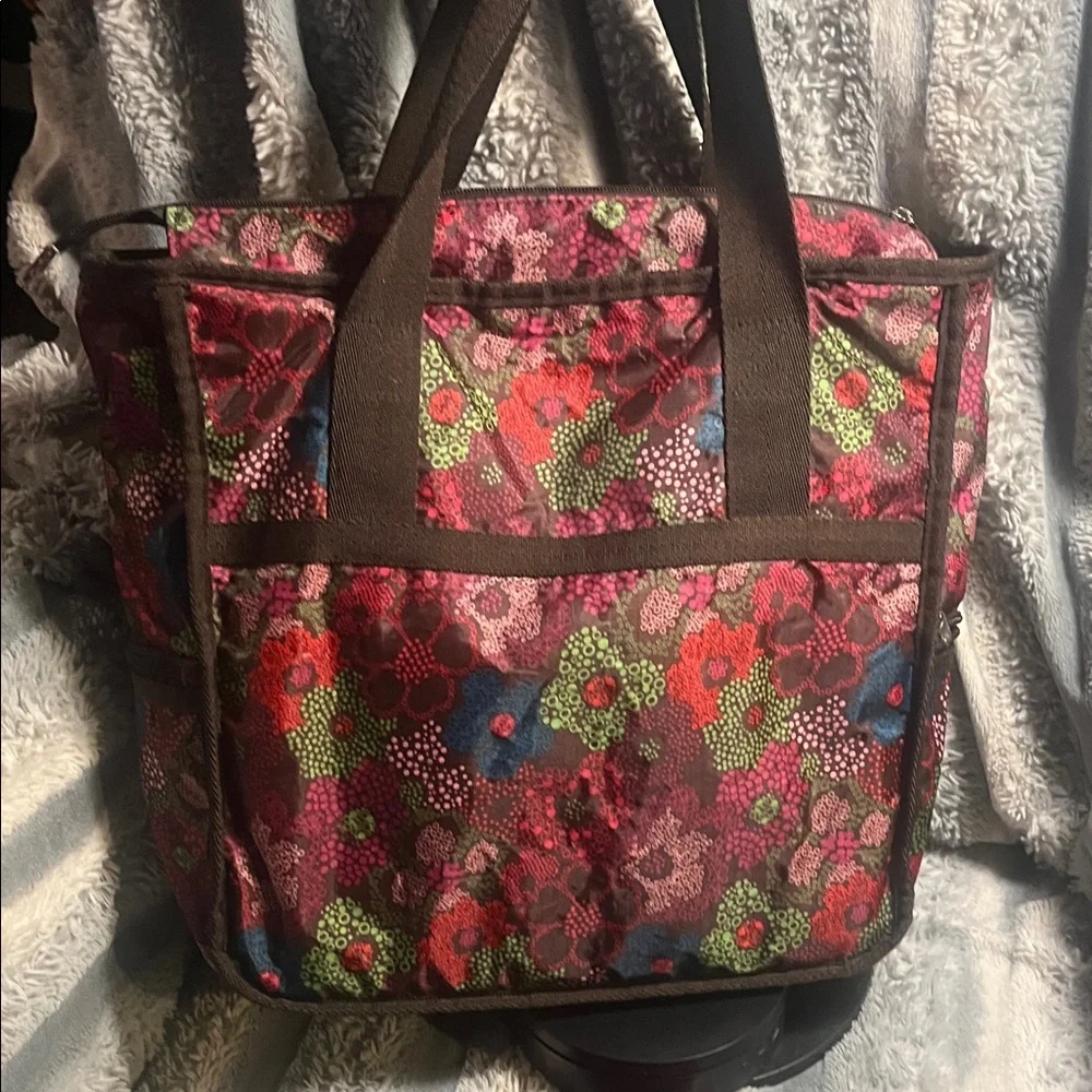 Floral Multi-Color Tote Bag Set - Picture 6 of 7